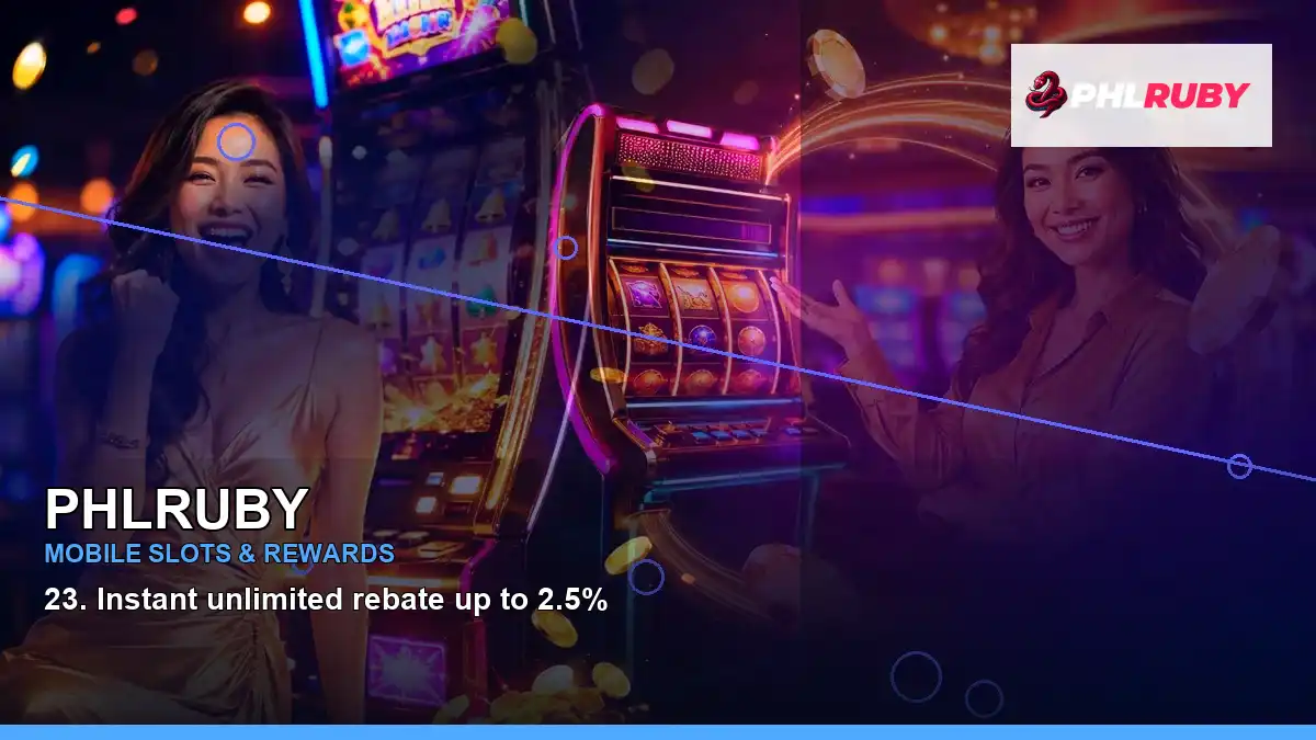 PHLRUBY left close-up night online slot games highlighting mobile-friendly casino play