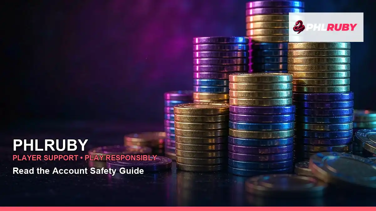 PHLRUBY PHLRUBY high roller information for Philippine users scene with flat lay live casino table games for players in the