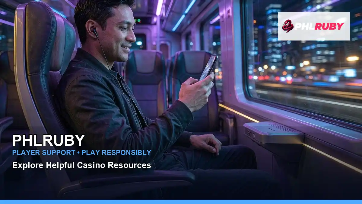 PHLRUBY female tap download mobile casino app highlighting mobile-friendly casino play